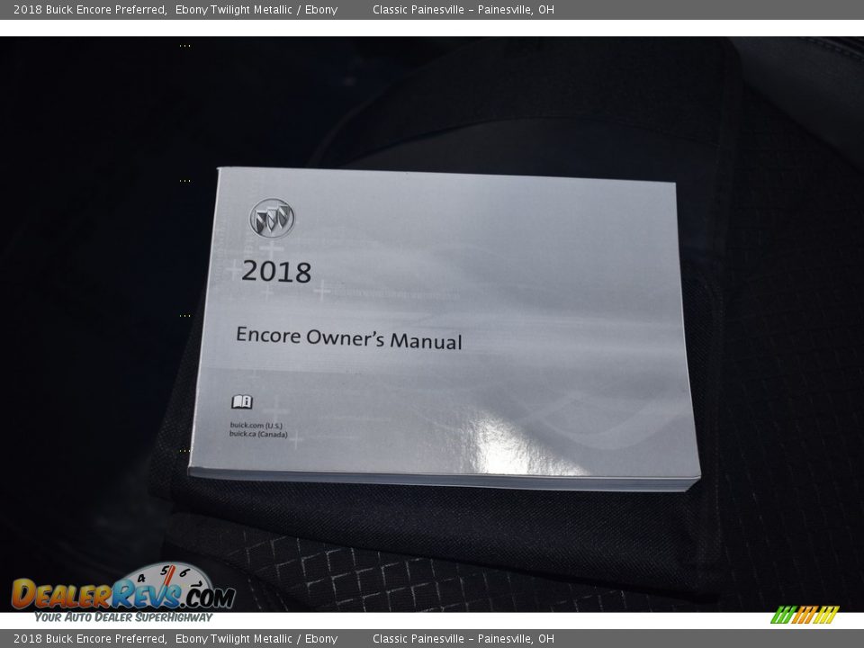 2018 Buick Encore Preferred Ebony Twilight Metallic / Ebony Photo #16
