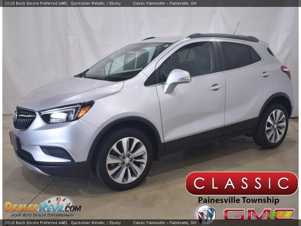 2018 Buick Encore Preferred AWD Quicksilver Metallic / Ebony Photo #1