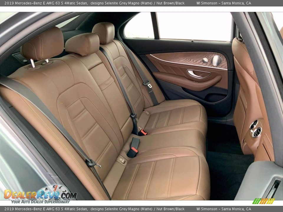 Rear Seat of 2019 Mercedes-Benz E AMG 63 S 4Matic Sedan Photo #19