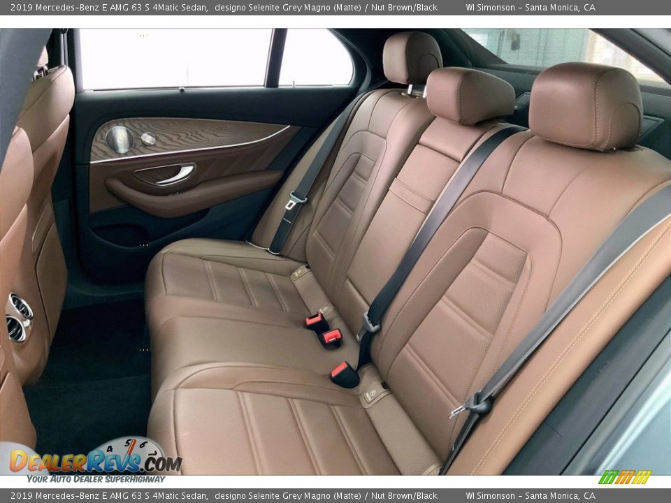 Rear Seat of 2019 Mercedes-Benz E AMG 63 S 4Matic Sedan Photo #20