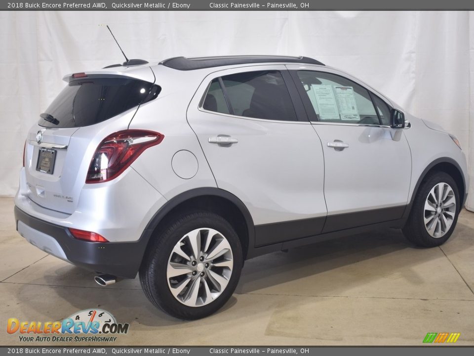 2018 Buick Encore Preferred AWD Quicksilver Metallic / Ebony Photo #2