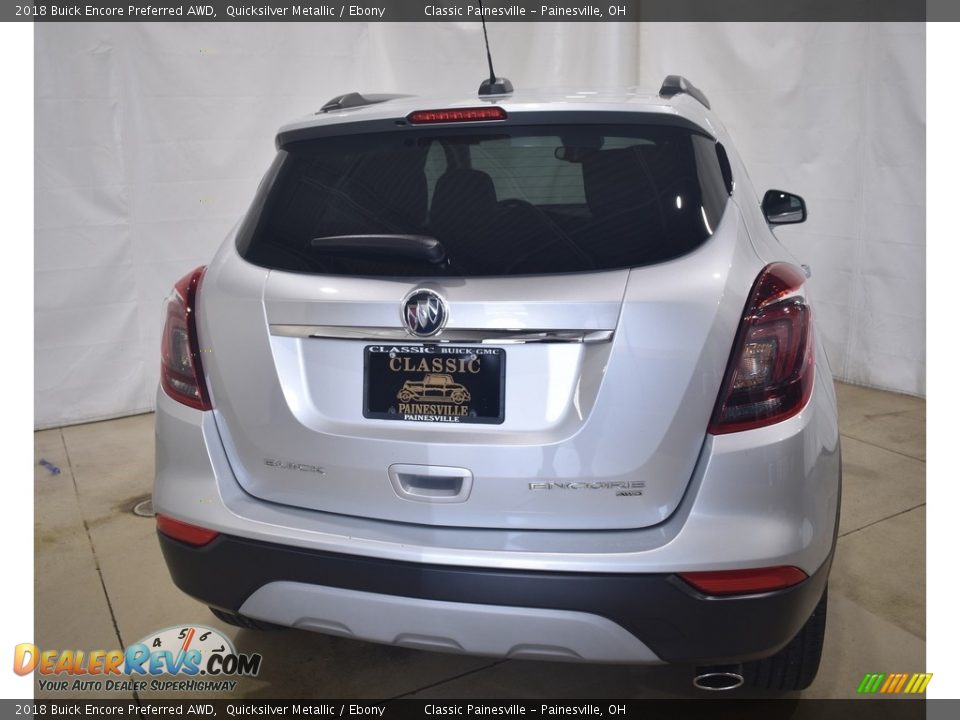 2018 Buick Encore Preferred AWD Quicksilver Metallic / Ebony Photo #3