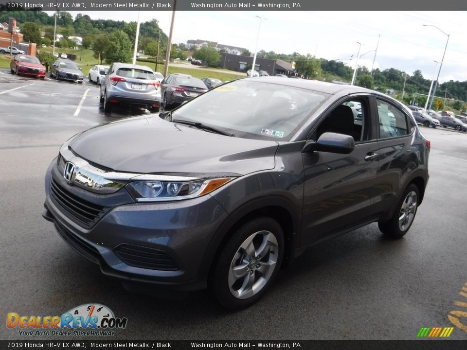 2019 Honda HR-V LX AWD Modern Steel Metallic / Black Photo #5