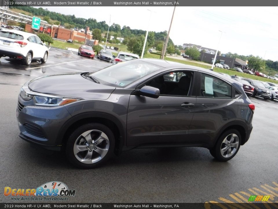 2019 Honda HR-V LX AWD Modern Steel Metallic / Black Photo #6