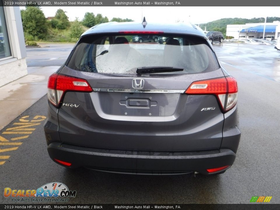 2019 Honda HR-V LX AWD Modern Steel Metallic / Black Photo #8