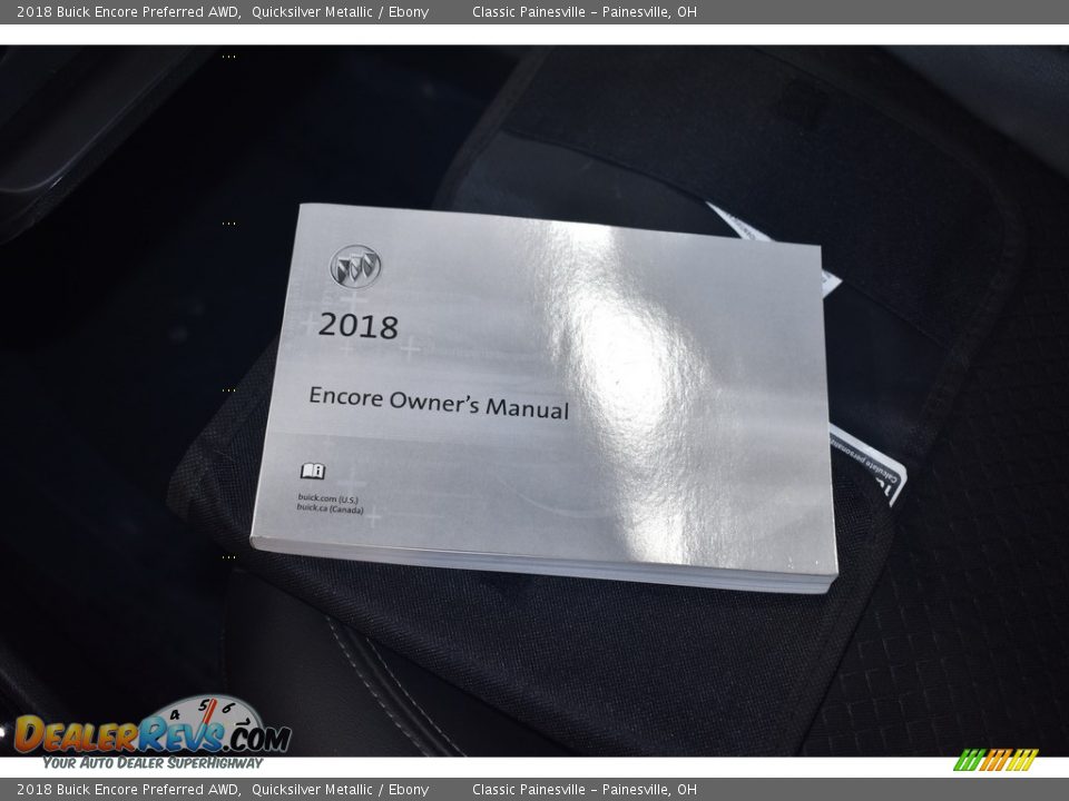 2018 Buick Encore Preferred AWD Quicksilver Metallic / Ebony Photo #16