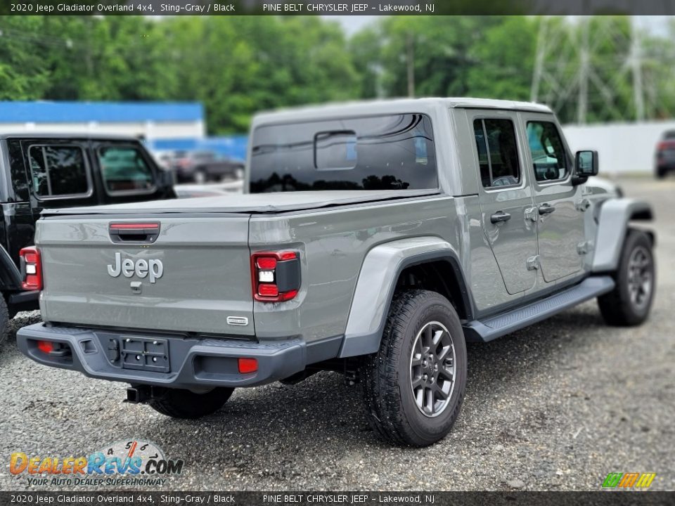 2020 Jeep Gladiator Overland 4x4 Sting-Gray / Black Photo #4