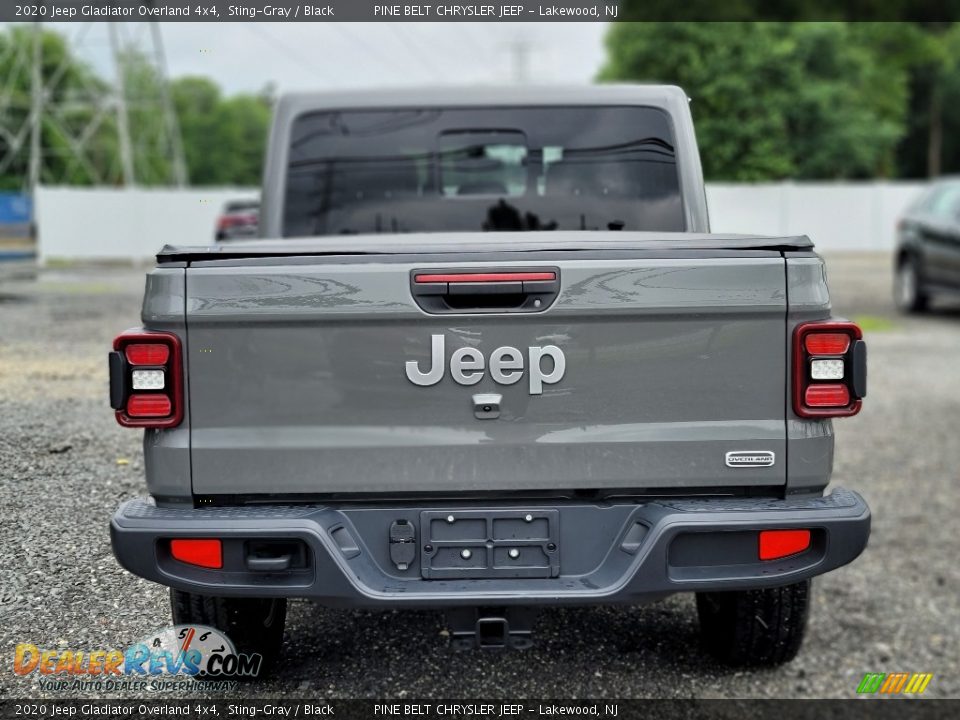 2020 Jeep Gladiator Overland 4x4 Sting-Gray / Black Photo #5