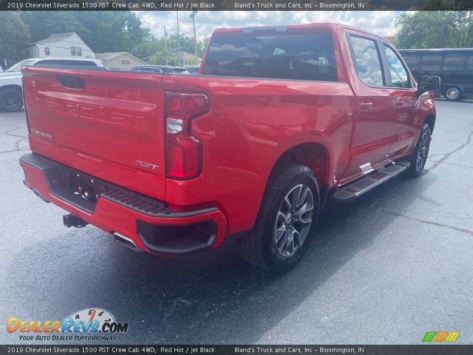 2019 Chevrolet Silverado 1500 RST Crew Cab 4WD Red Hot / Jet Black Photo #5