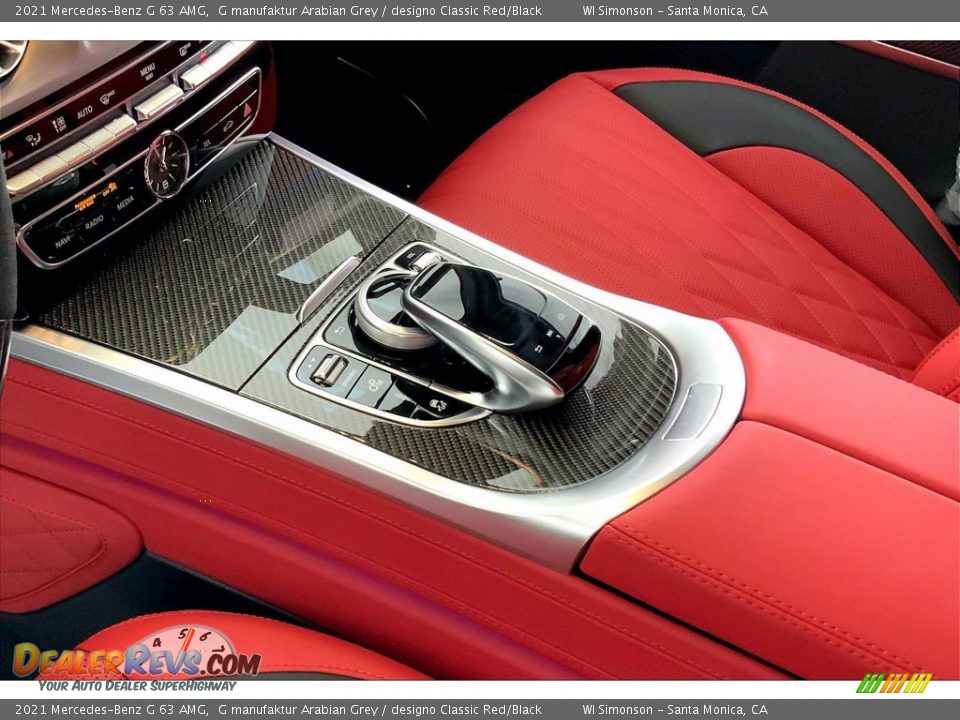 2021 Mercedes-Benz G 63 AMG G manufaktur Arabian Grey / designo Classic Red/Black Photo #8