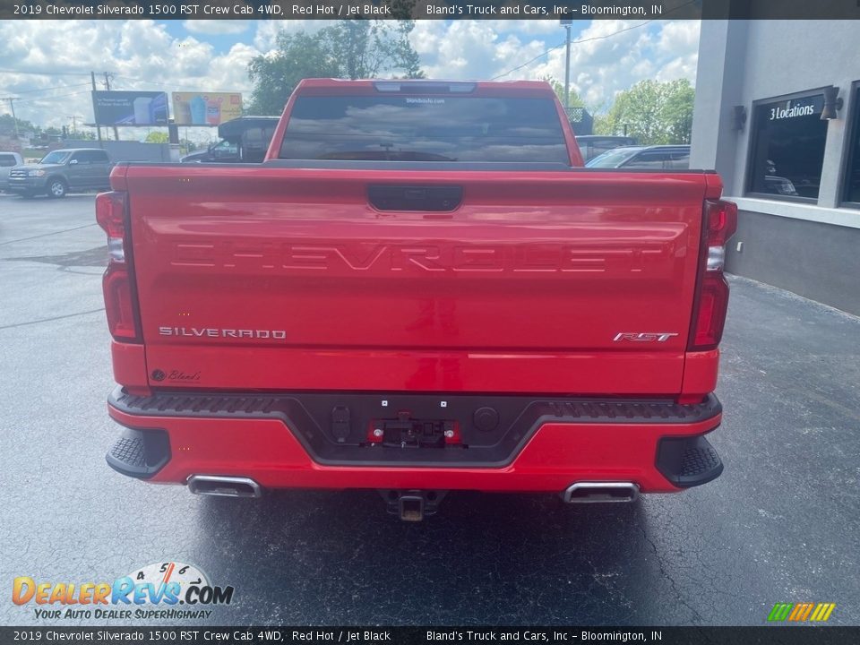 2019 Chevrolet Silverado 1500 RST Crew Cab 4WD Red Hot / Jet Black Photo #6