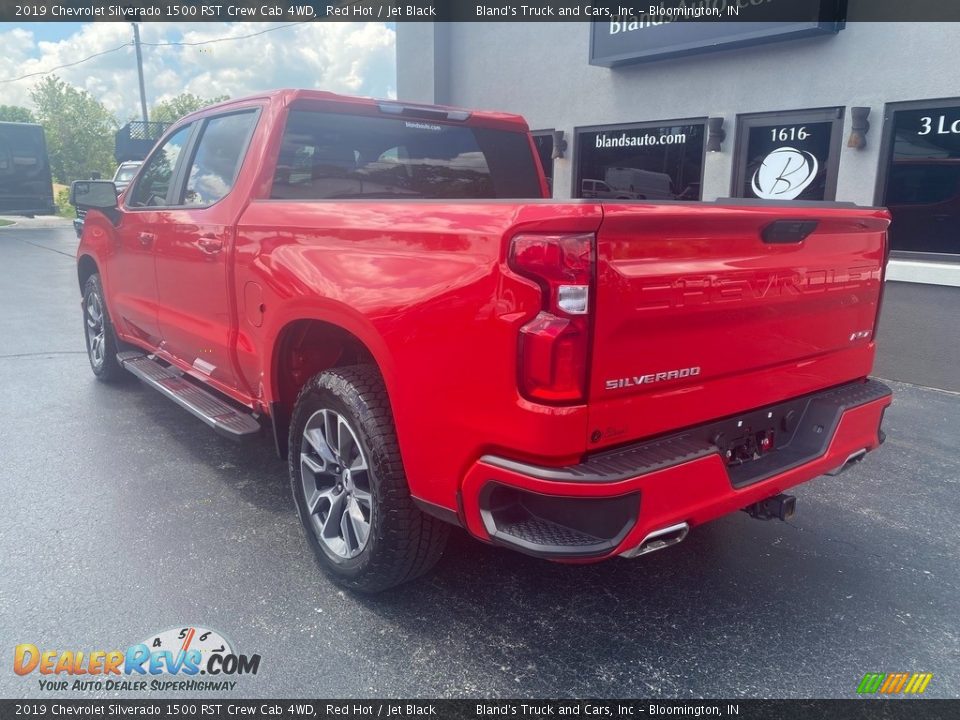 2019 Chevrolet Silverado 1500 RST Crew Cab 4WD Red Hot / Jet Black Photo #7