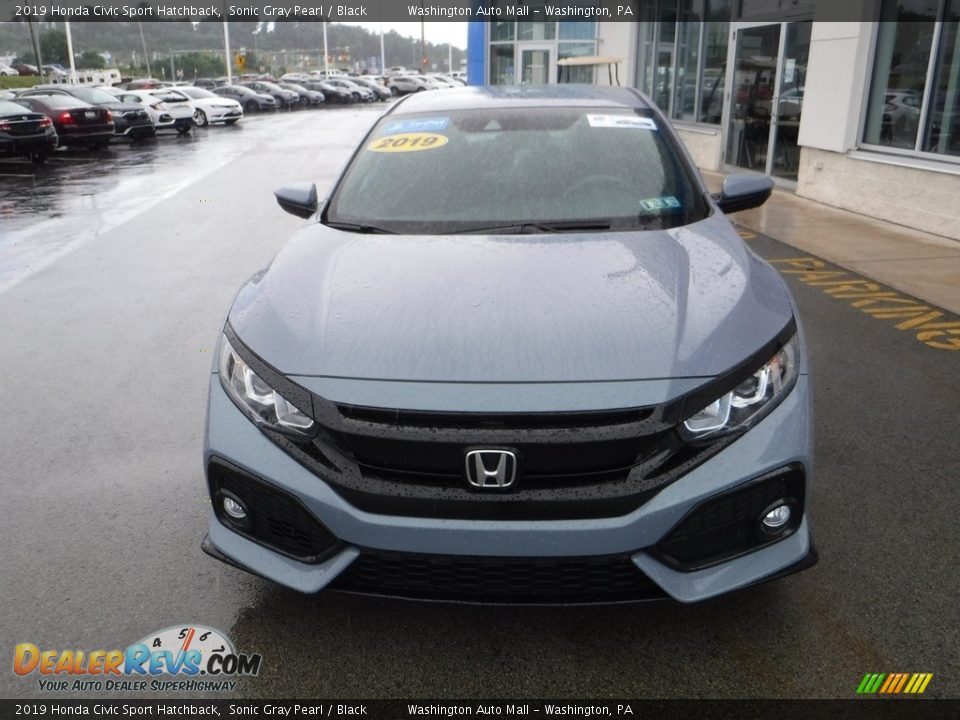 2019 Honda Civic Sport Hatchback Sonic Gray Pearl / Black Photo #3