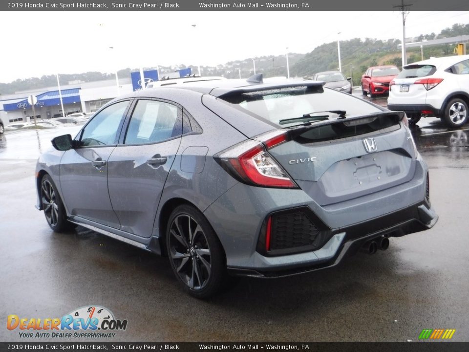 2019 Honda Civic Sport Hatchback Sonic Gray Pearl / Black Photo #7