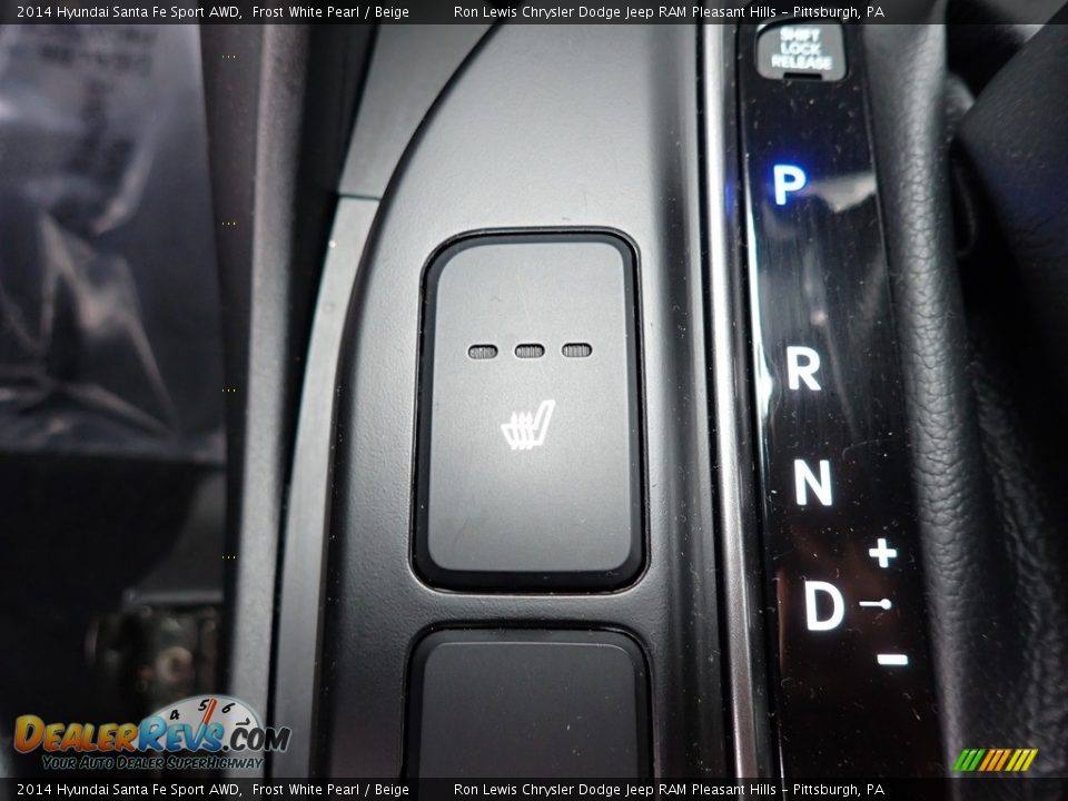 2014 Hyundai Santa Fe Sport AWD Frost White Pearl / Beige Photo #17