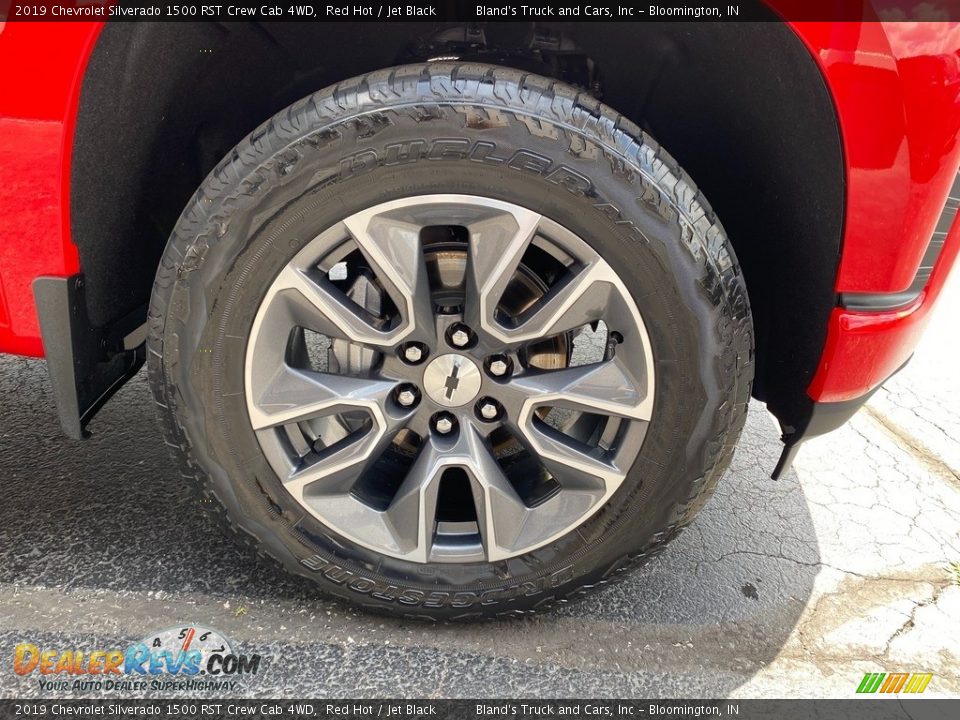2019 Chevrolet Silverado 1500 RST Crew Cab 4WD Red Hot / Jet Black Photo #35