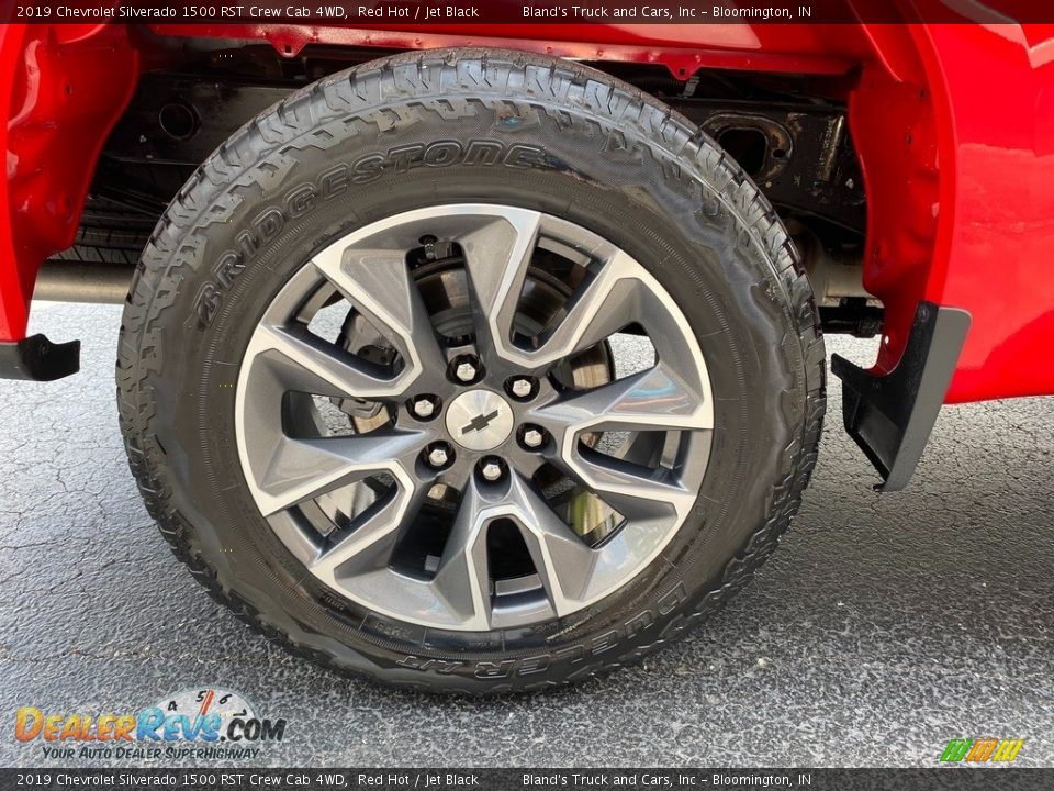 2019 Chevrolet Silverado 1500 RST Crew Cab 4WD Red Hot / Jet Black Photo #36