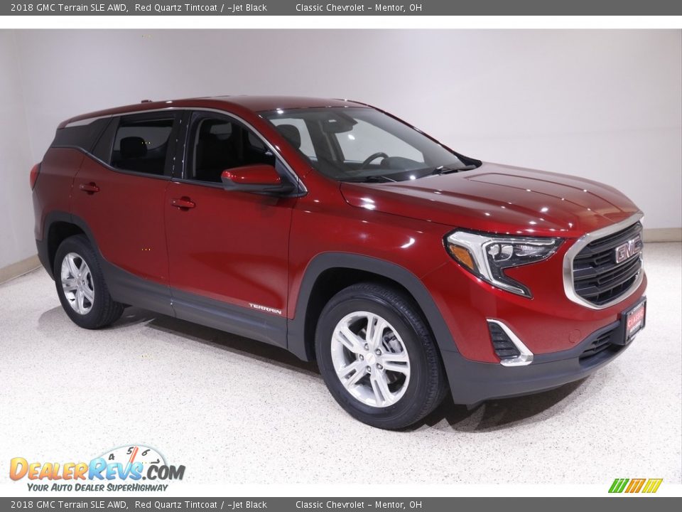 2018 GMC Terrain SLE AWD Red Quartz Tintcoat / ­Jet Black Photo #1