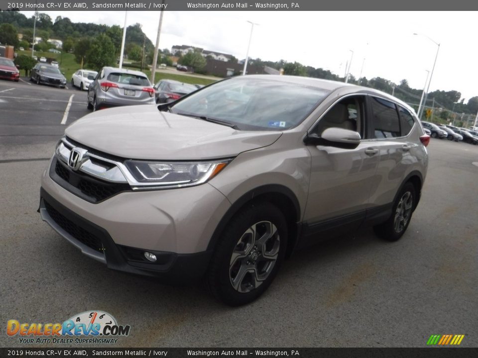 2019 Honda CR-V EX AWD Sandstorm Metallic / Ivory Photo #6