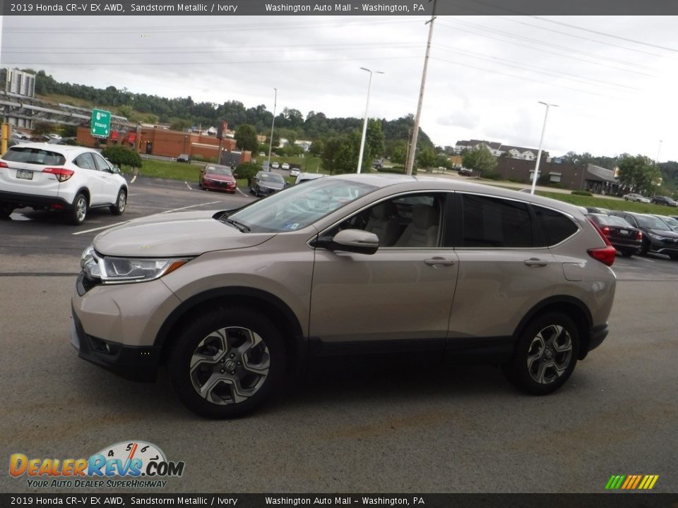 2019 Honda CR-V EX AWD Sandstorm Metallic / Ivory Photo #7