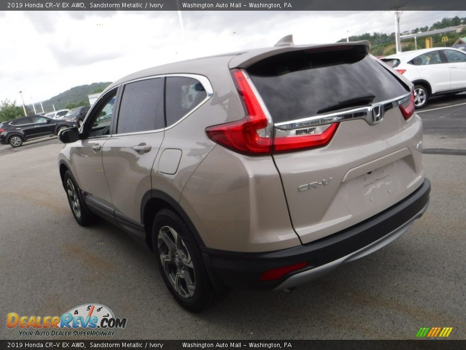 2019 Honda CR-V EX AWD Sandstorm Metallic / Ivory Photo #8