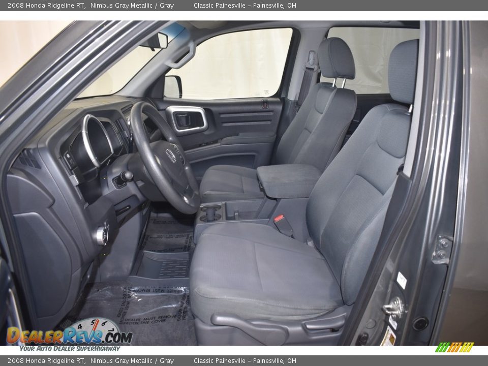 2008 Honda Ridgeline RT Nimbus Gray Metallic / Gray Photo #7