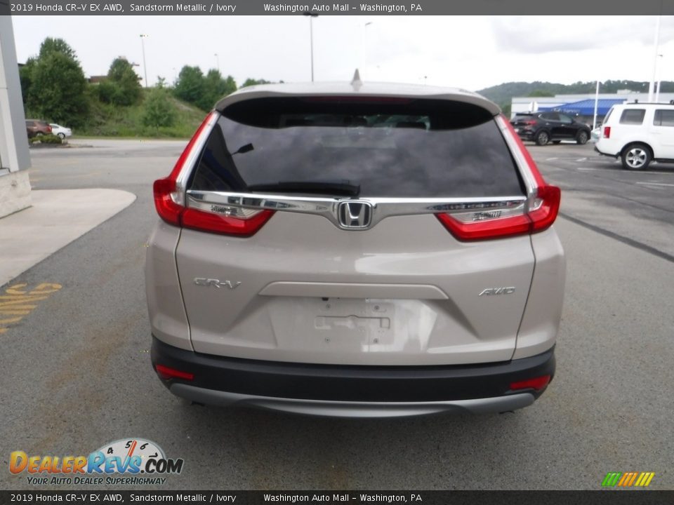 2019 Honda CR-V EX AWD Sandstorm Metallic / Ivory Photo #9
