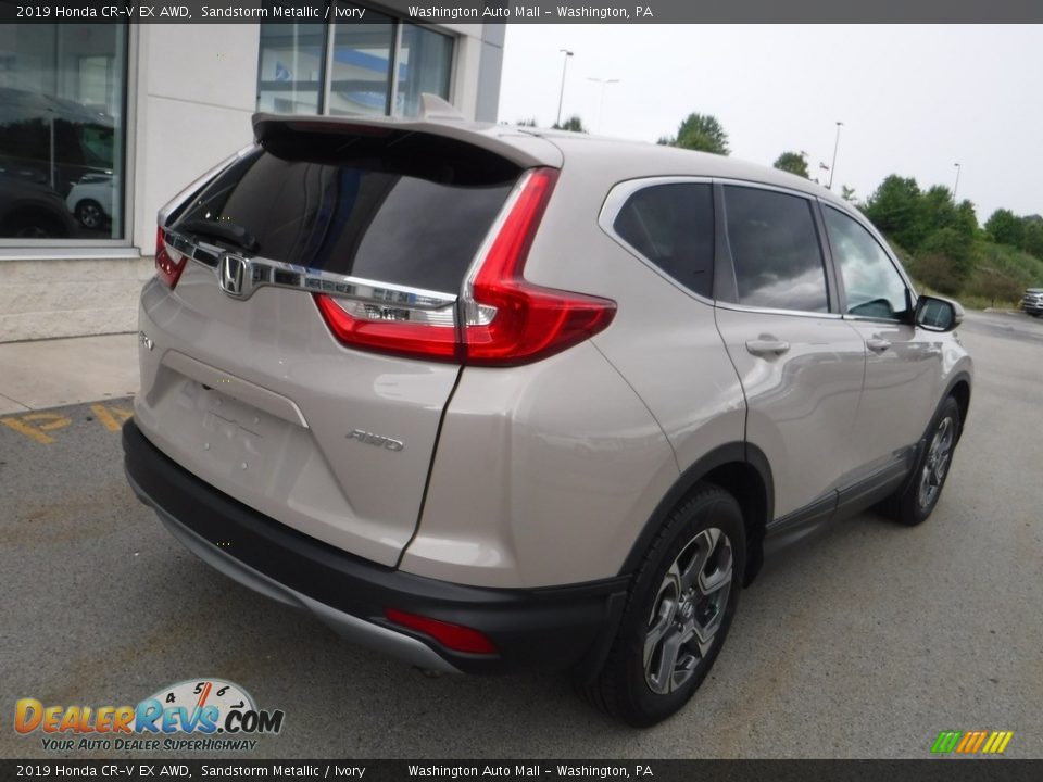 2019 Honda CR-V EX AWD Sandstorm Metallic / Ivory Photo #10