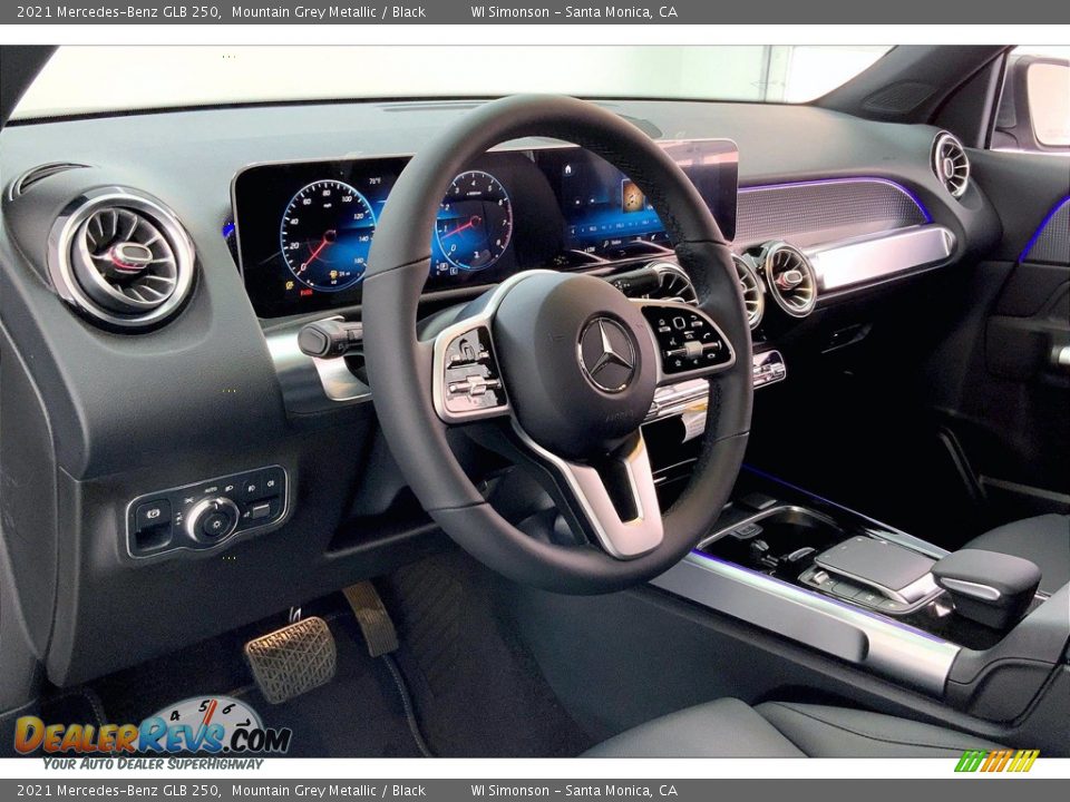 2021 Mercedes-Benz GLB 250 Mountain Grey Metallic / Black Photo #4