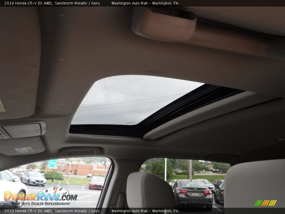 2019 Honda CR-V EX AWD Sandstorm Metallic / Ivory Photo #12