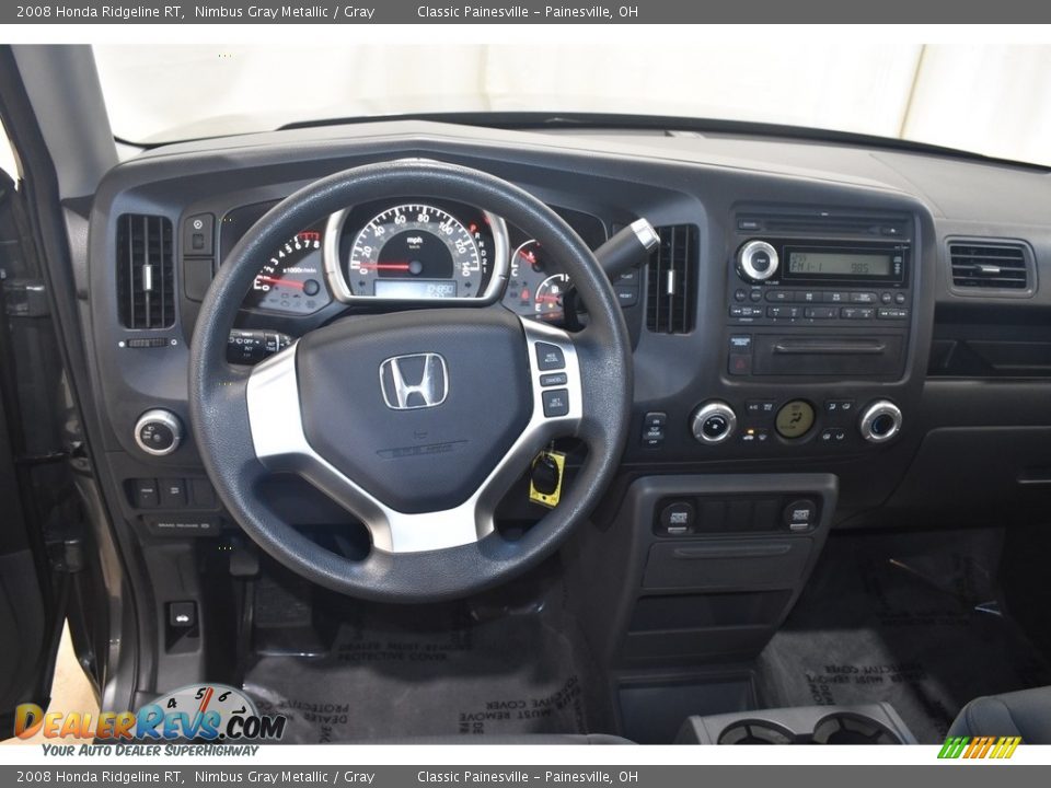 2008 Honda Ridgeline RT Nimbus Gray Metallic / Gray Photo #12