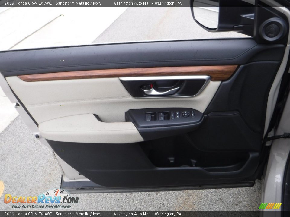 2019 Honda CR-V EX AWD Sandstorm Metallic / Ivory Photo #14