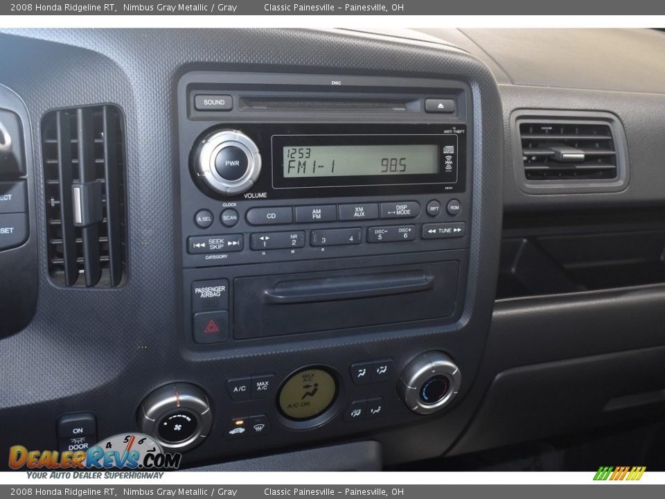 2008 Honda Ridgeline RT Nimbus Gray Metallic / Gray Photo #13