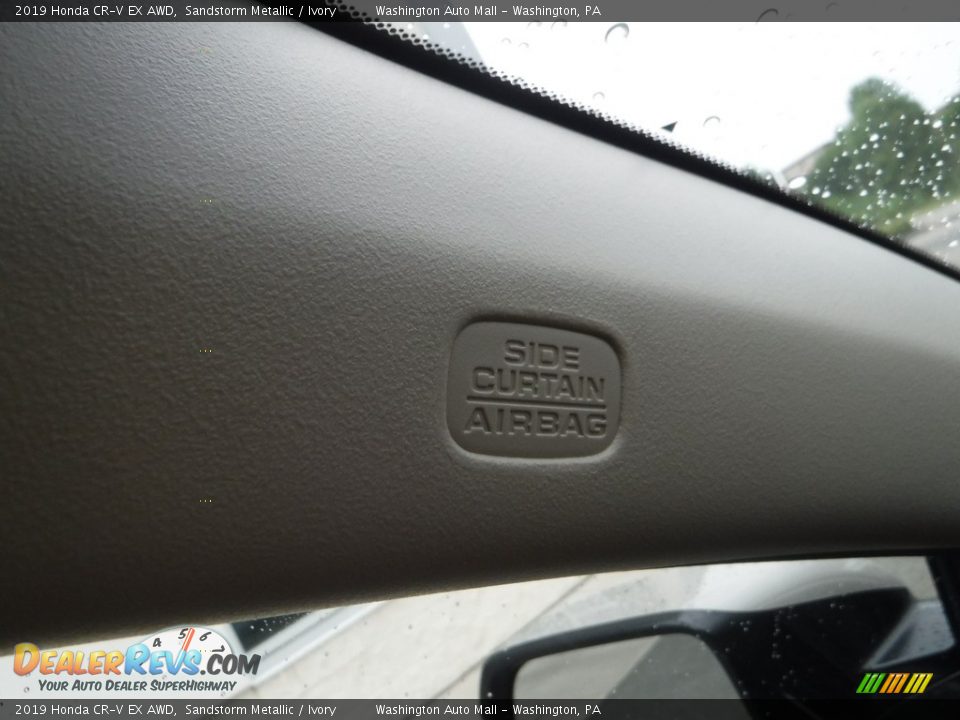 2019 Honda CR-V EX AWD Sandstorm Metallic / Ivory Photo #18