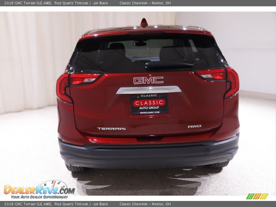 2018 GMC Terrain SLE AWD Red Quartz Tintcoat / ­Jet Black Photo #17