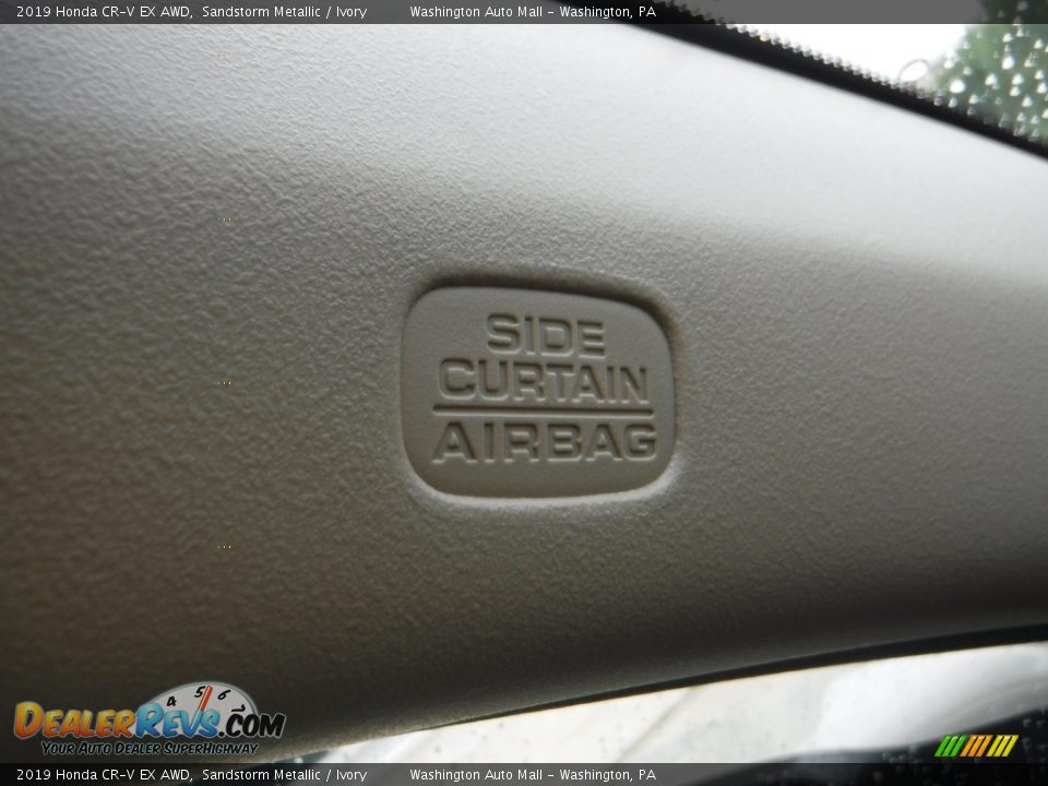 2019 Honda CR-V EX AWD Sandstorm Metallic / Ivory Photo #26