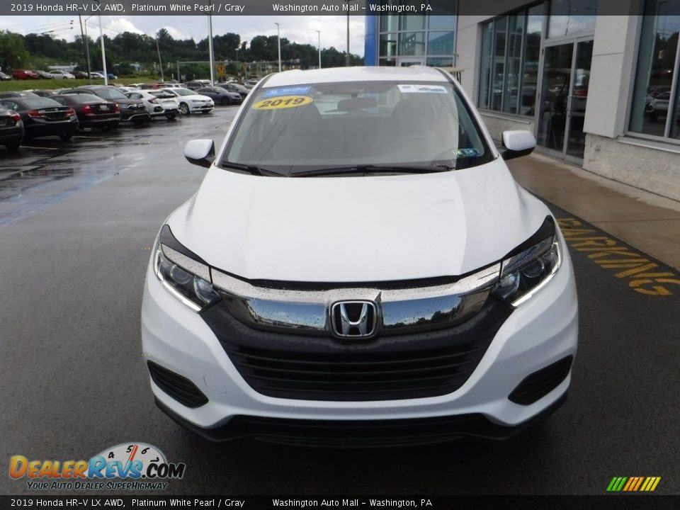 2019 Honda HR-V LX AWD Platinum White Pearl / Gray Photo #4