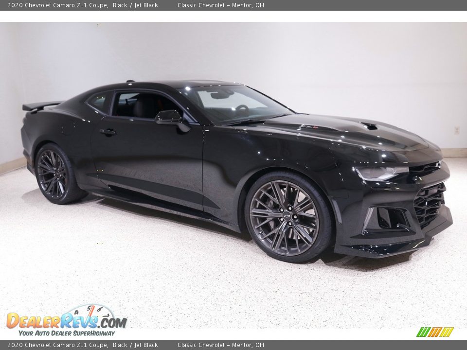 Black 2020 Chevrolet Camaro ZL1 Coupe Photo #1