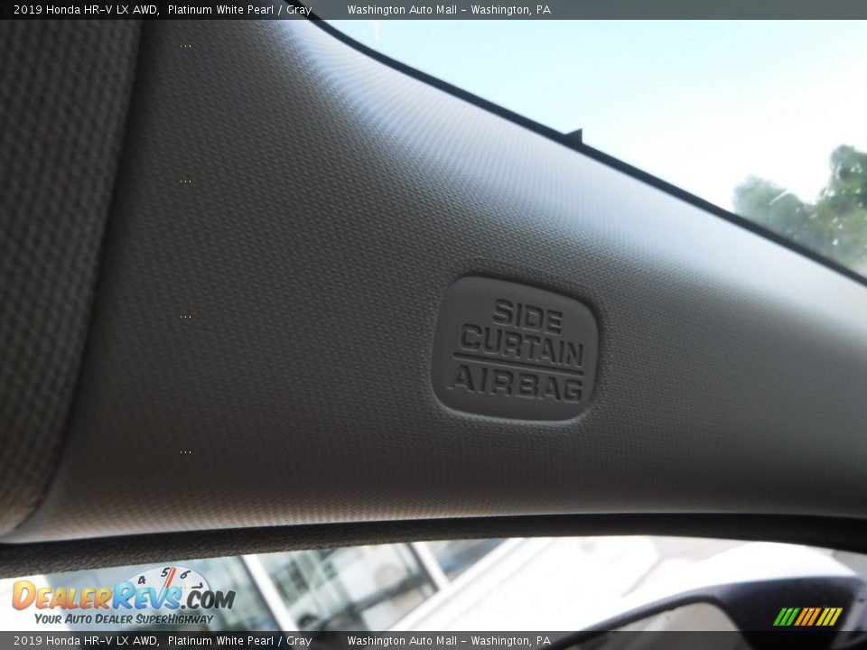 2019 Honda HR-V LX AWD Platinum White Pearl / Gray Photo #22