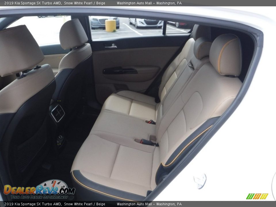 Rear Seat of 2019 Kia Sportage SX Turbo AWD Photo #29