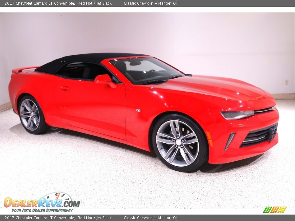 2017 Chevrolet Camaro LT Convertible Red Hot / Jet Black Photo #2