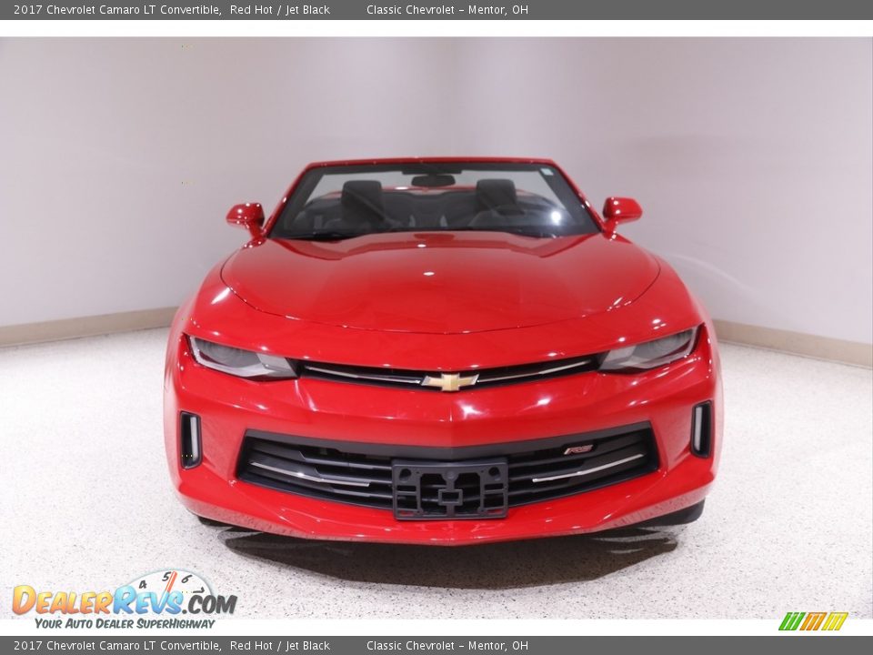 2017 Chevrolet Camaro LT Convertible Red Hot / Jet Black Photo #3