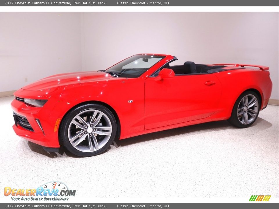 2017 Chevrolet Camaro LT Convertible Red Hot / Jet Black Photo #4