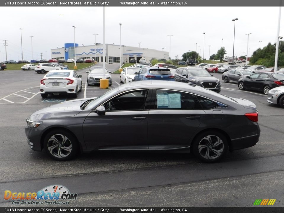 2018 Honda Accord EX Sedan Modern Steel Metallic / Gray Photo #7