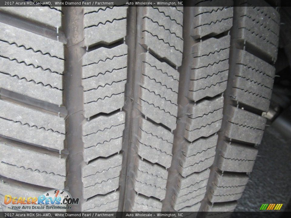 2017 Acura MDX SH-AWD White Diamond Pearl / Parchment Photo #9