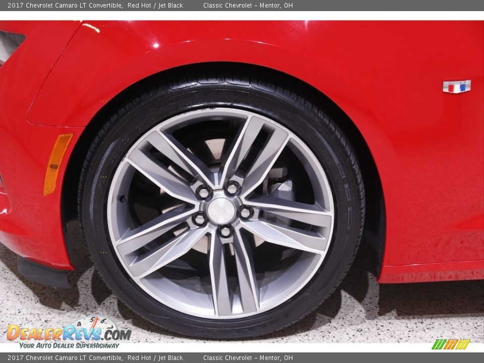 2017 Chevrolet Camaro LT Convertible Red Hot / Jet Black Photo #19