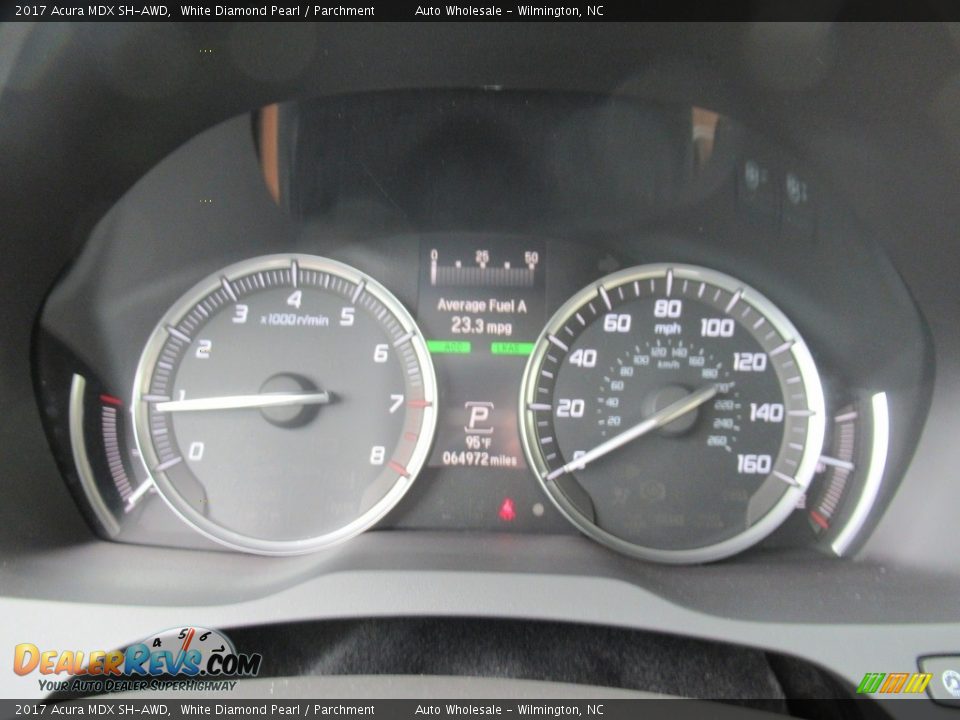2017 Acura MDX SH-AWD White Diamond Pearl / Parchment Photo #16