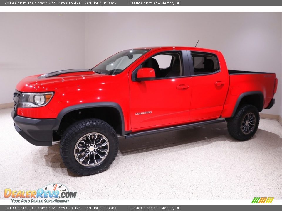 2019 Chevrolet Colorado ZR2 Crew Cab 4x4 Red Hot / Jet Black Photo #3