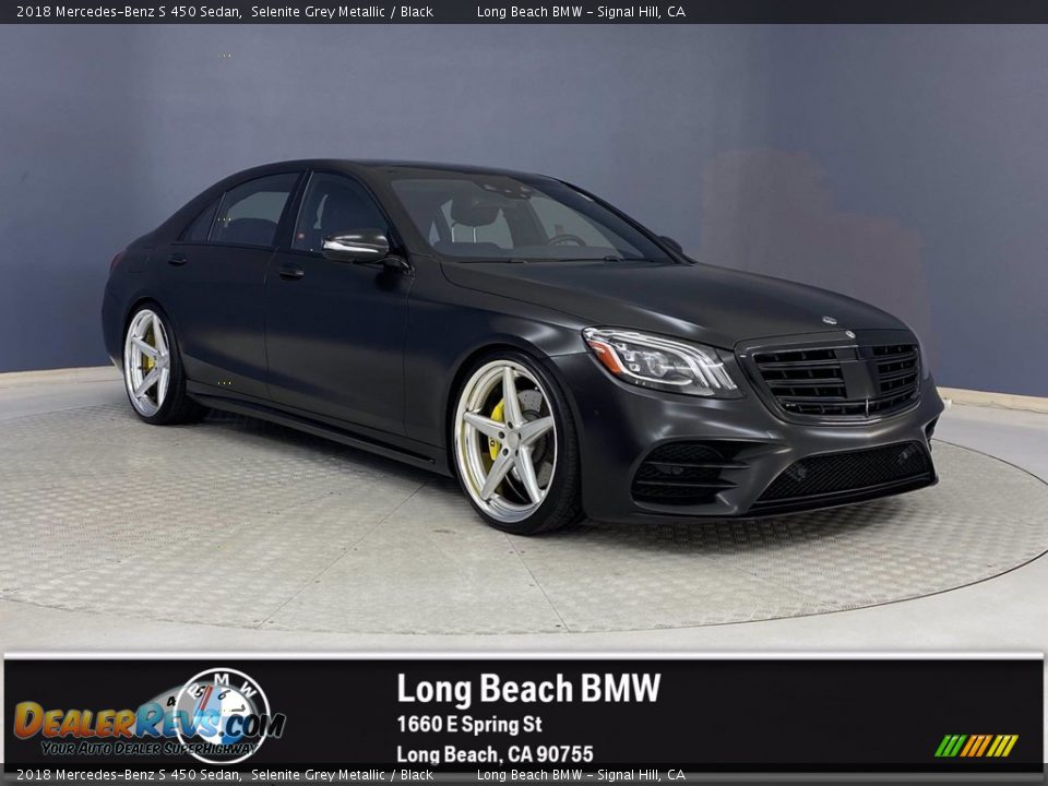 2018 Mercedes-Benz S 450 Sedan Selenite Grey Metallic / Black Photo #1