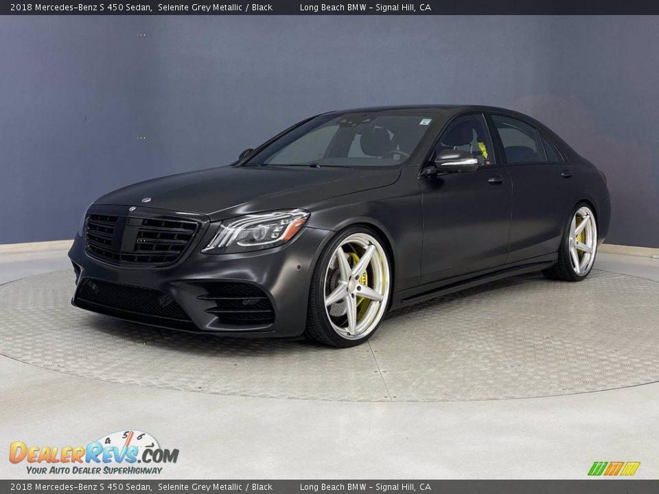 2018 Mercedes-Benz S 450 Sedan Selenite Grey Metallic / Black Photo #3